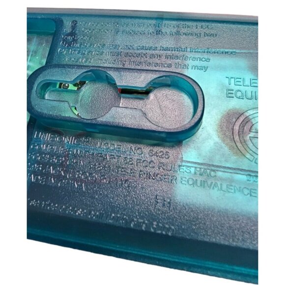 American Girl Chitchat Jelly Phone Clear Blue Landline HTF RARE Original Box - Picture 14 of 16